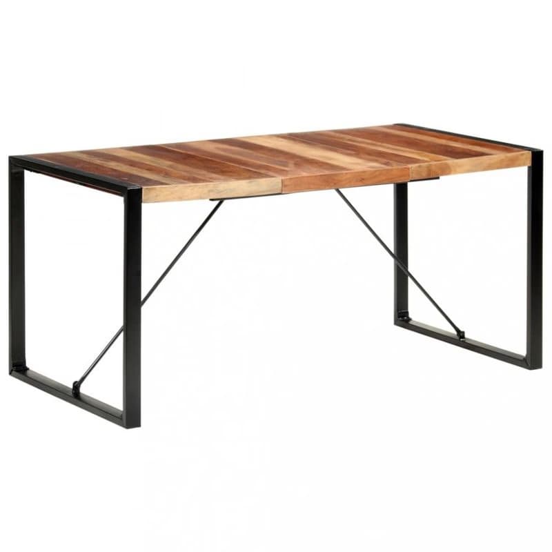 Jedálenský stôl masívne drevo / kov Dekorhome 3