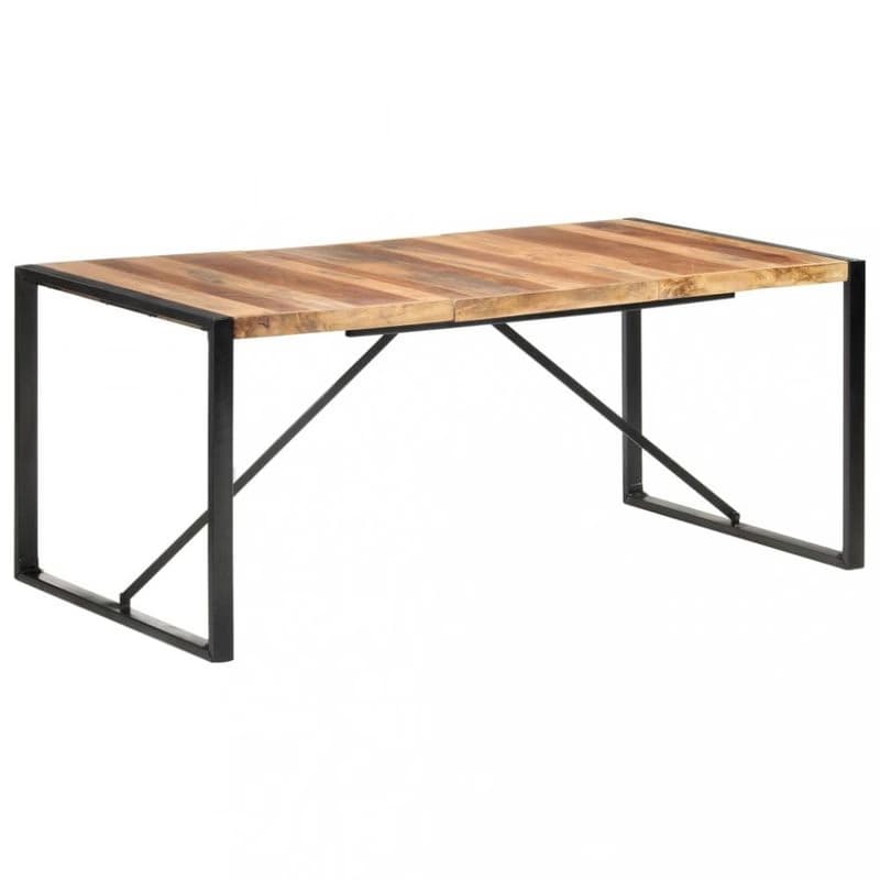 Jedálenský stôl masívne drevo / kov Dekorhome 5