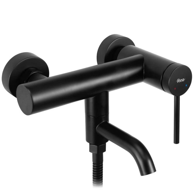 REA - Vaňová nástenná batéria Clif Black REA-B4240 3