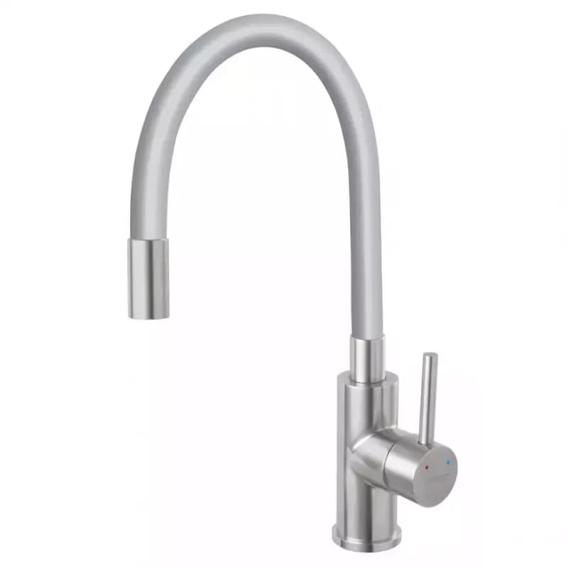 Elastická kuchynská batéria Fitness inox šedá 1