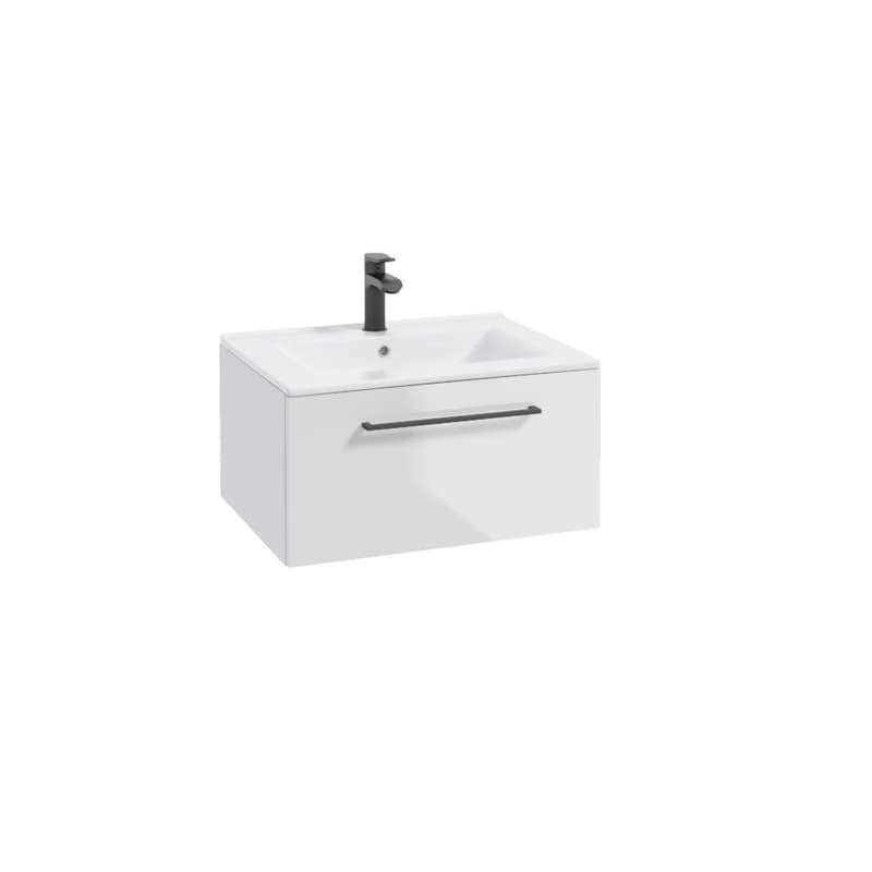ArtDef Skrinka pod umývadlo FERATA D60 1S/45 | biela 60 cm 3