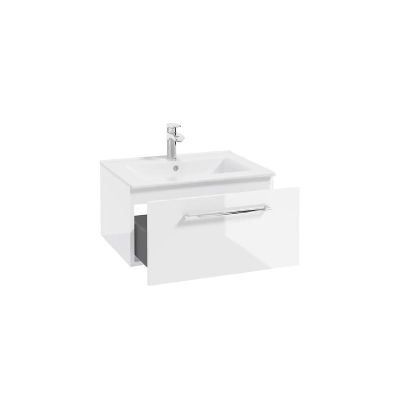 ArtDef Skrinka pod umývadlo FERATA D60 1S/45 | biela 60 cm 6