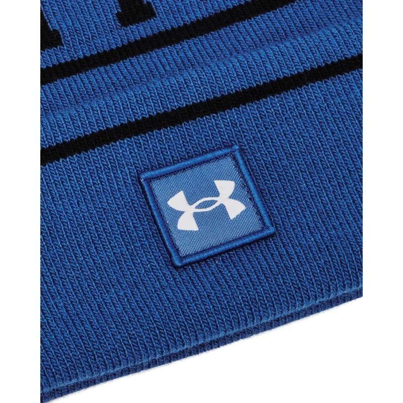 Pánska zimná čiapka UNDER ARMOUR M Halftime Pom Beanie-BLU 2
