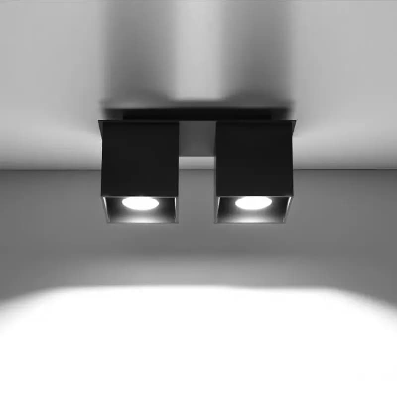 Stropná Lampa Dallas 2 BLACK A-063 1