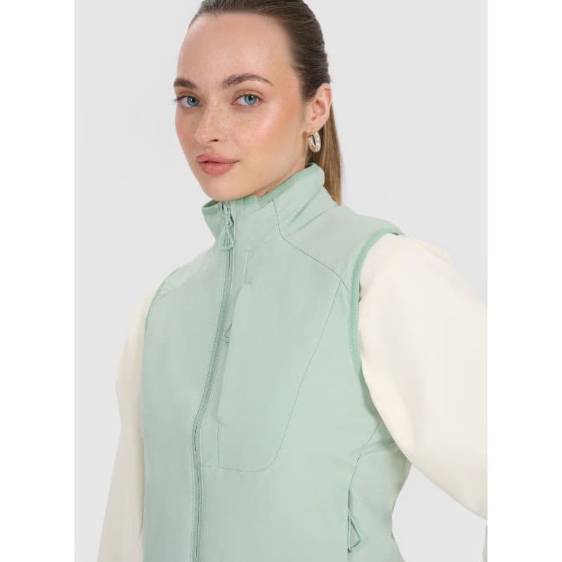 Dámska vesta 4F VEST JACKET-WSS25TVJAF188-47S-MINT 2