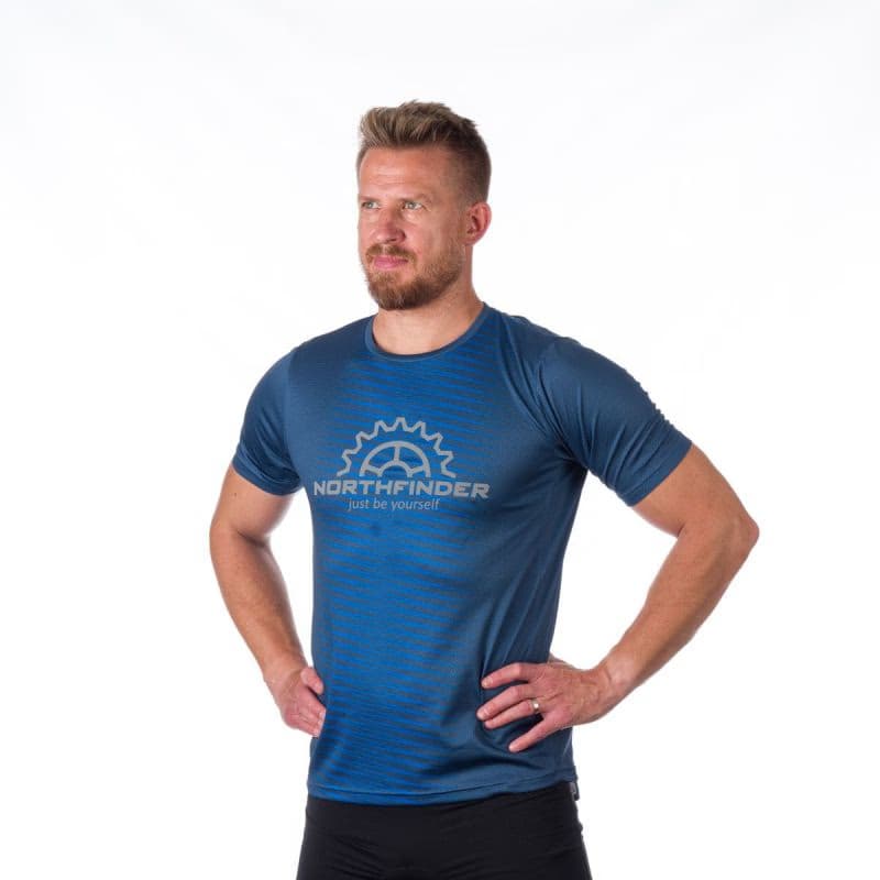 Pánsky cyklistický dres s krátkym rukávom NORTHFINDER JAXXON 2