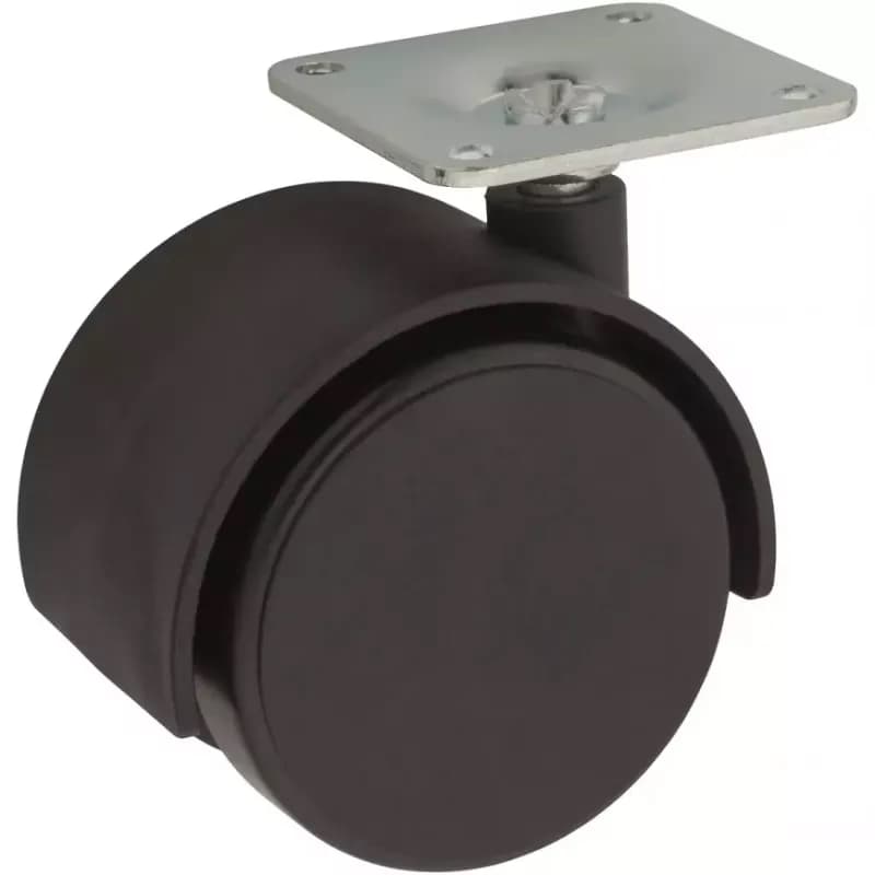 Nábytkové koliesko 40 mm/25 kg doska montážna dopanela