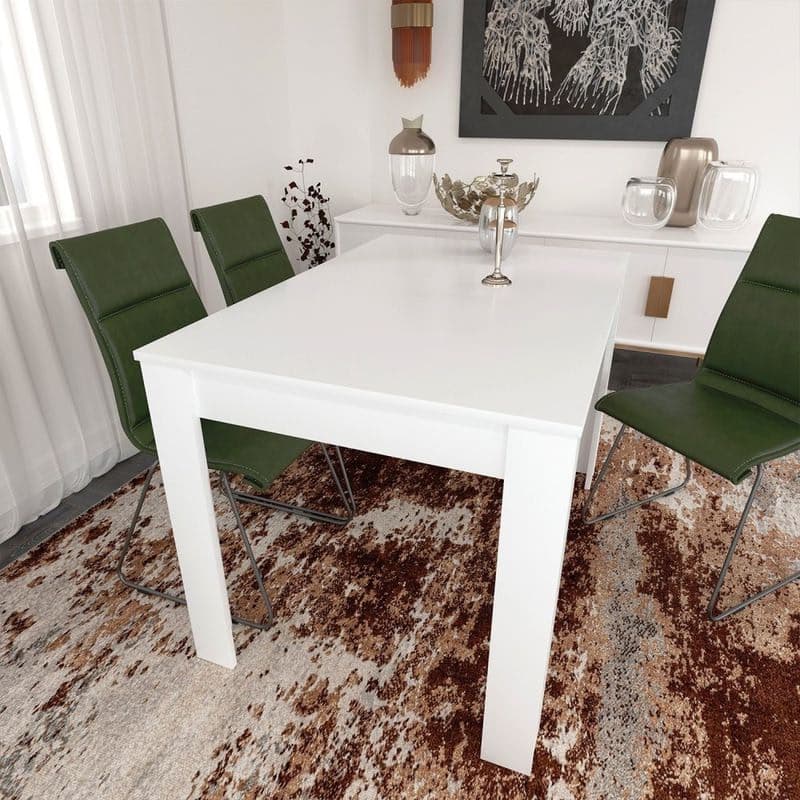 Jedálenský stôl Single 120 - Shiny White