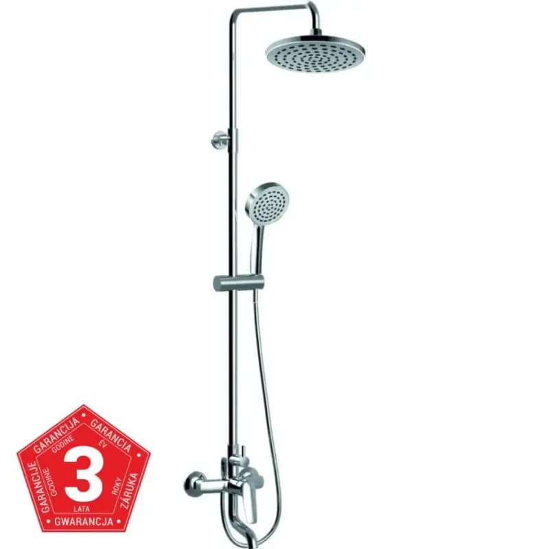 Xena Sprchovo-vaňový systém s funkciou dažďovej sprchy s mechanickým miešačom 1