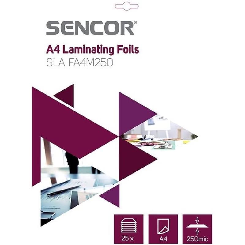 SLA FA4M250 Fólia A4 250mic 25ks SENCOR 2