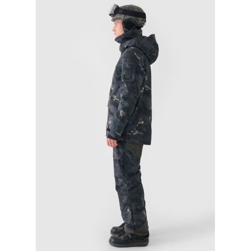 Pánske lyžiarske nohavice 4F TROUSERS FNK-WAW24TFTRM619-90A-MULTICOLOUR ALLOVER 4