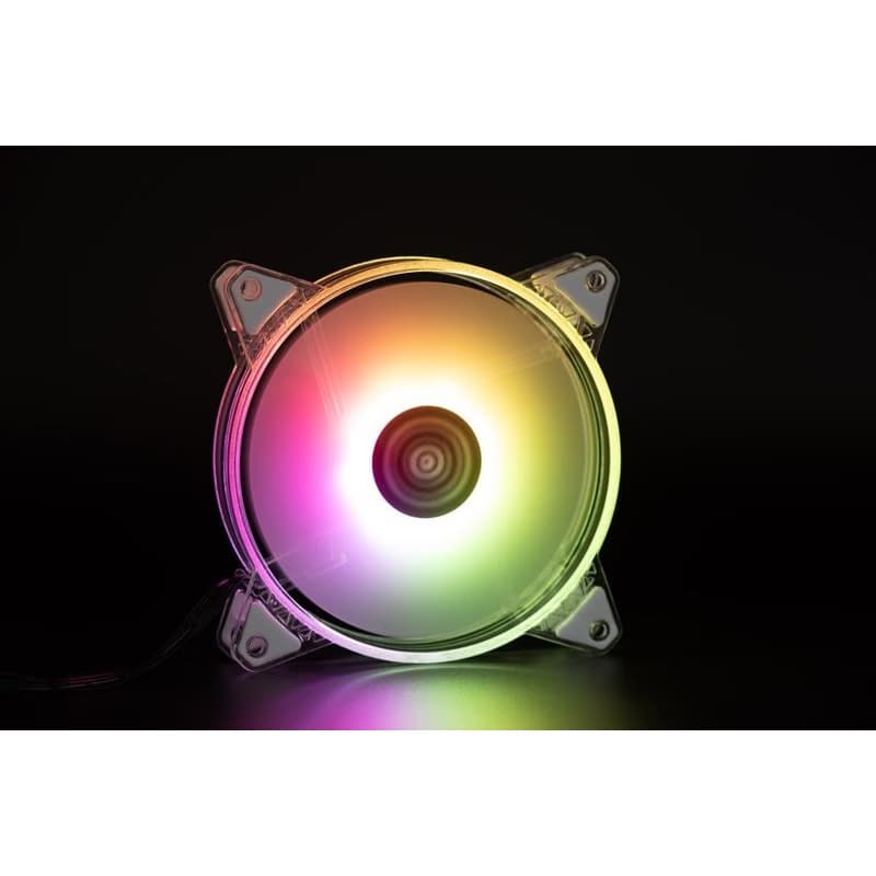 1stCOOL Ventilátor AURA EVO CRYSTAL, 120mm, ARGB 5