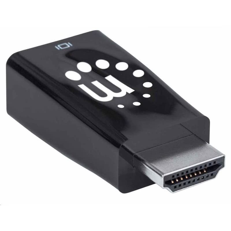 Manhattan adaptér HDMI na VGA, Micro Converter, HDMI Male na VGA Female, audio, čierna 2