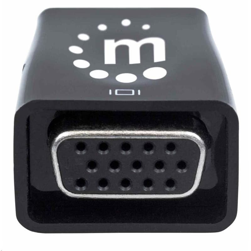 Manhattan adaptér HDMI na VGA, Micro Converter, HDMI Male na VGA Female, audio, čierna 5