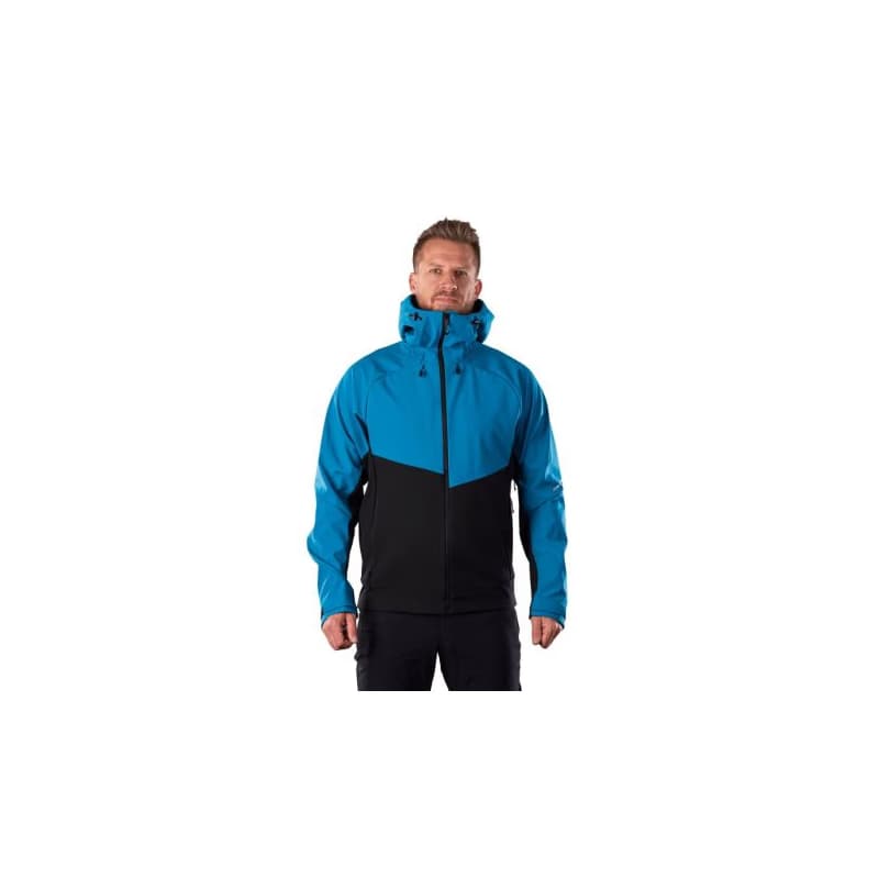 Pánska turistická bunda s kapucňou NORTHFINDER CLIFTON 282blueblack 1