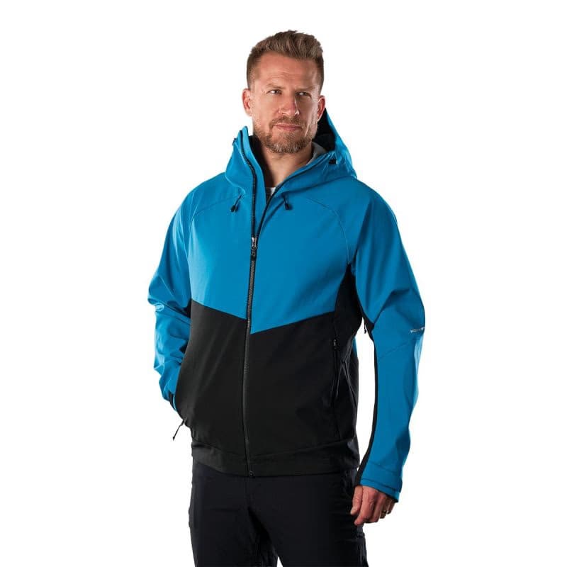 Pánska turistická bunda s kapucňou NORTHFINDER CLIFTON 282blueblack 2