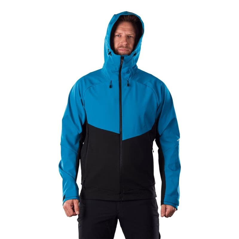 Pánska turistická bunda s kapucňou NORTHFINDER CLIFTON 282blueblack 3