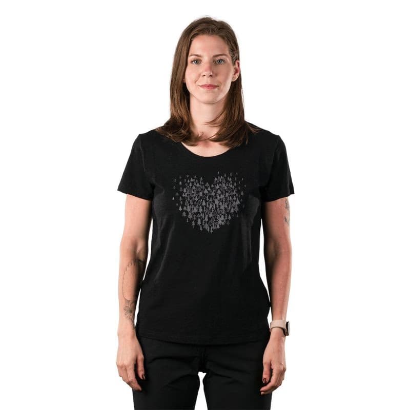 Dámske turistické tričko s krátkym rukávom NORTHFINDER INES-269black 2
