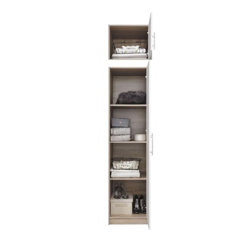 Meblar  Nadstavec k šatníkovej skrini SMART SRN5 | cashmere 3