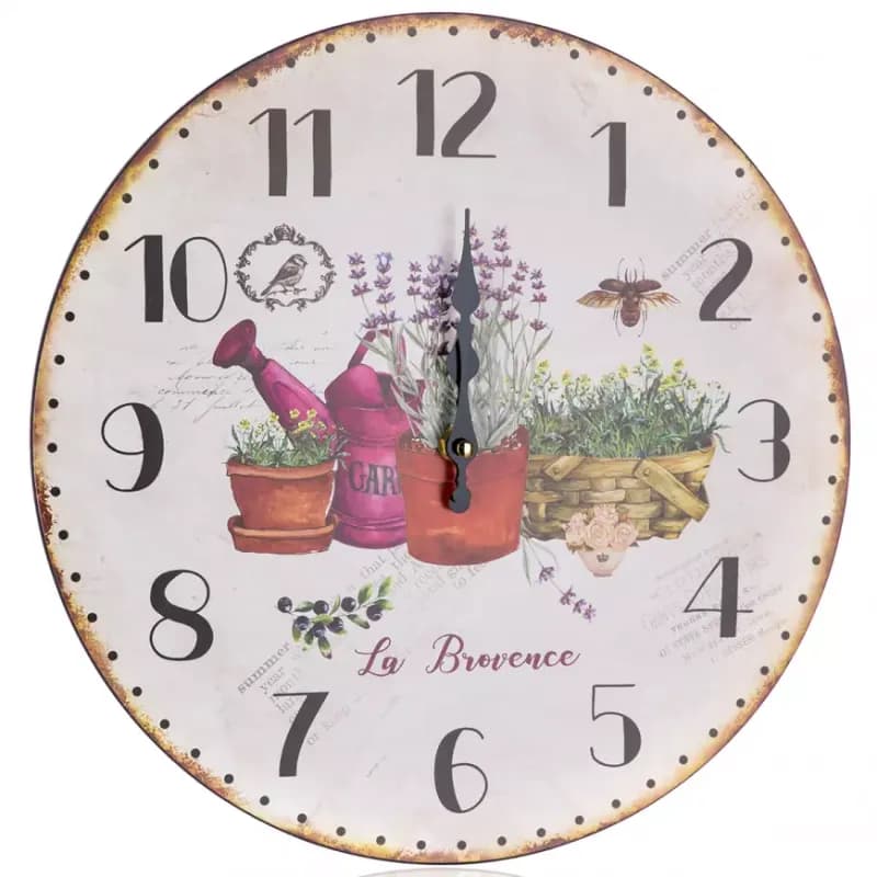 Hodiny Lavender 34 cm 1