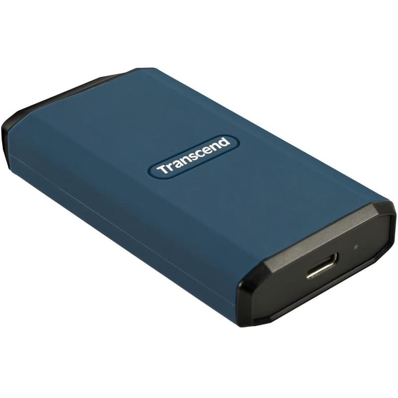 Transcend ESD410C 2TB, USB 20Gbps Type C, Externý odolný SSD disk (3D NAND flash), 2000MB/R, 2000MB/W, modrý 1