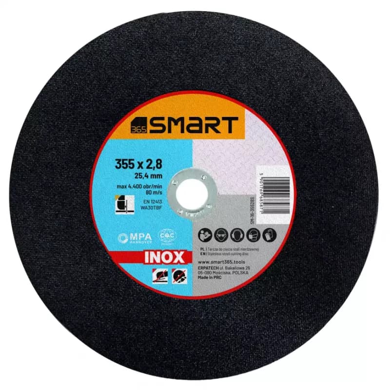 Kotúč na rezanie inox/kov Smart  355*2.8 mm SM-16-35528SS 1