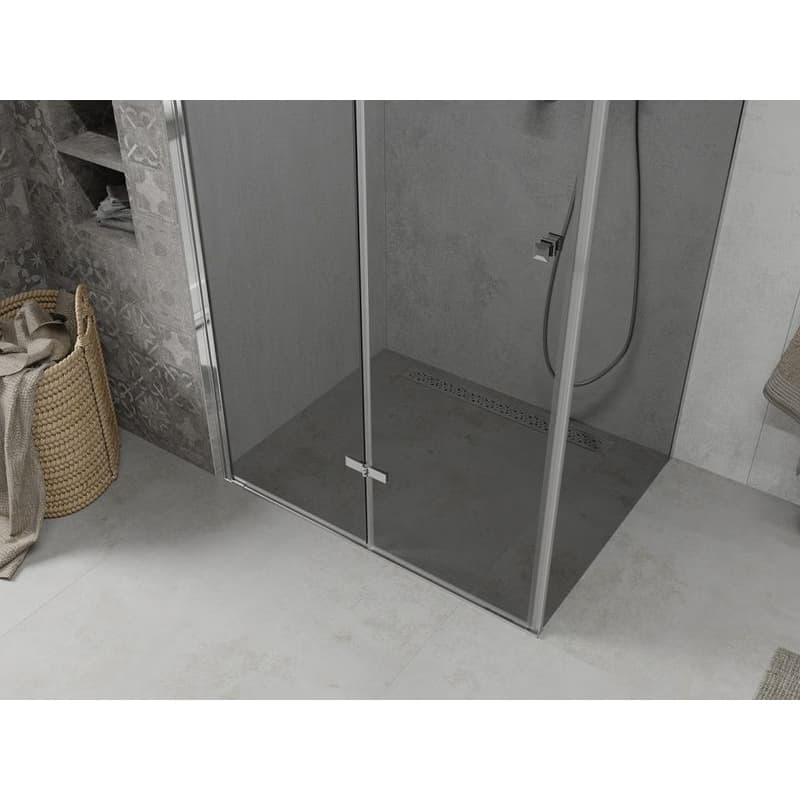 MEXEN/S - LIMA sprchovací kút 100x80, grafit, chróm 856-100-080-01-40 5