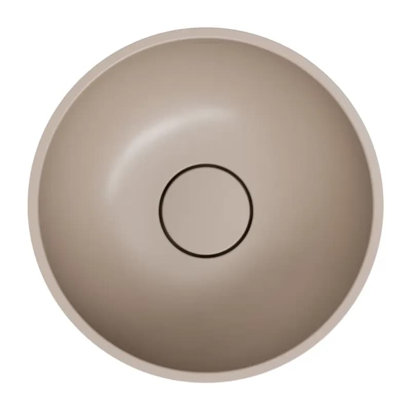 OMNIRES - SHELL M+ umývadlo na dosku, O35 cm, béžová mat SHELL350UNDB 6