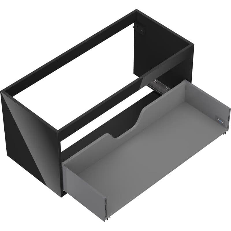 MEXEN - Box-A skrinka pre umývadlo 100, 1 šuplík, čierna lesk 91AX0-1000-470-1-70 4