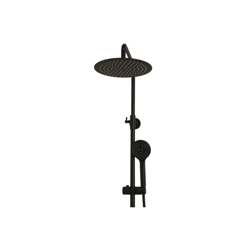 OLSEN SPA - Termostatický nástenný set NAUPLIOS 250 BLACK BAPG2111A2B 2