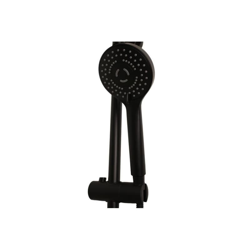 OLSEN SPA - Termostatický nástenný set NAUPLIOS 250 BLACK BAPG2111A2B 6