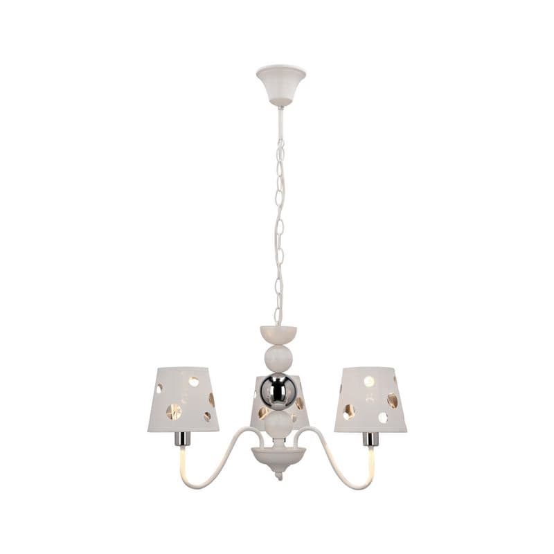 Biely luster závesná lampa 3xE14 Batley Ledea 2