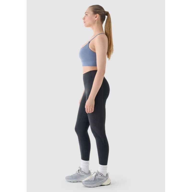 Dámske legíny 4F TIGHTS FNK-WAW24TFTIF269-22S-ANTHRACITE 4