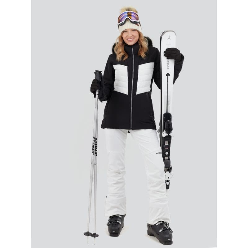 Dámska lyžiarska bunda FUNDANGO Salina Padded Jacket-890-black 4