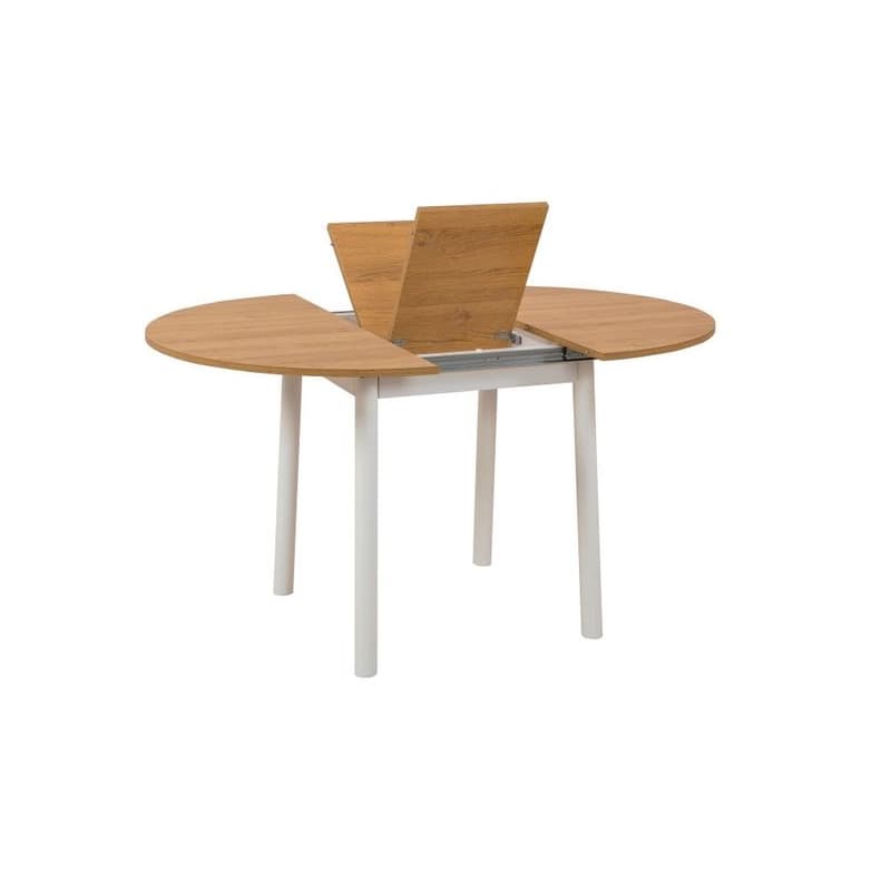 Extendable Dining Table Oliver - Oak, White 1