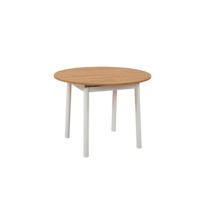 Extendable Dining Table Oliver - Oak, White 2