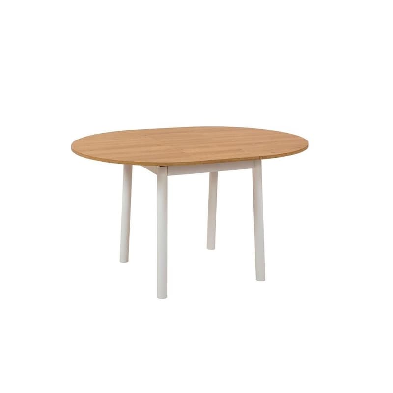 Extendable Dining Table Oliver - Oak, White 5