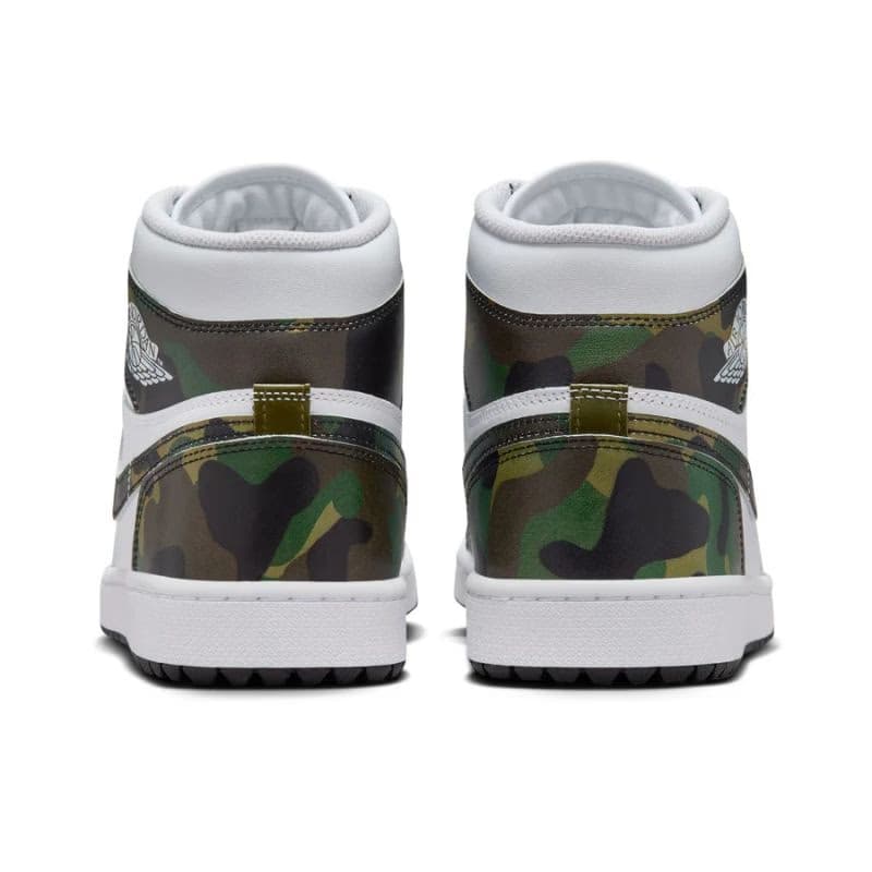 Pánska vychádzková obuv NIKE Golf Air Jordan 1 High Golf white legion green black 5