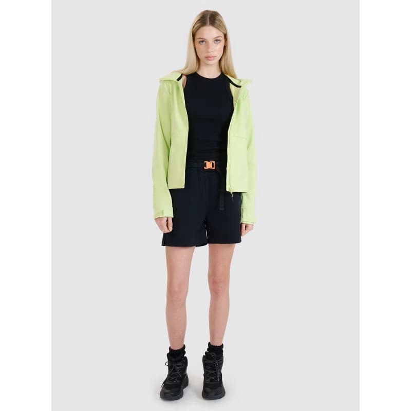 Dámska turistická bunda 4F SOFTSHELL JACKET F320-45S-CANARY GREEN 5