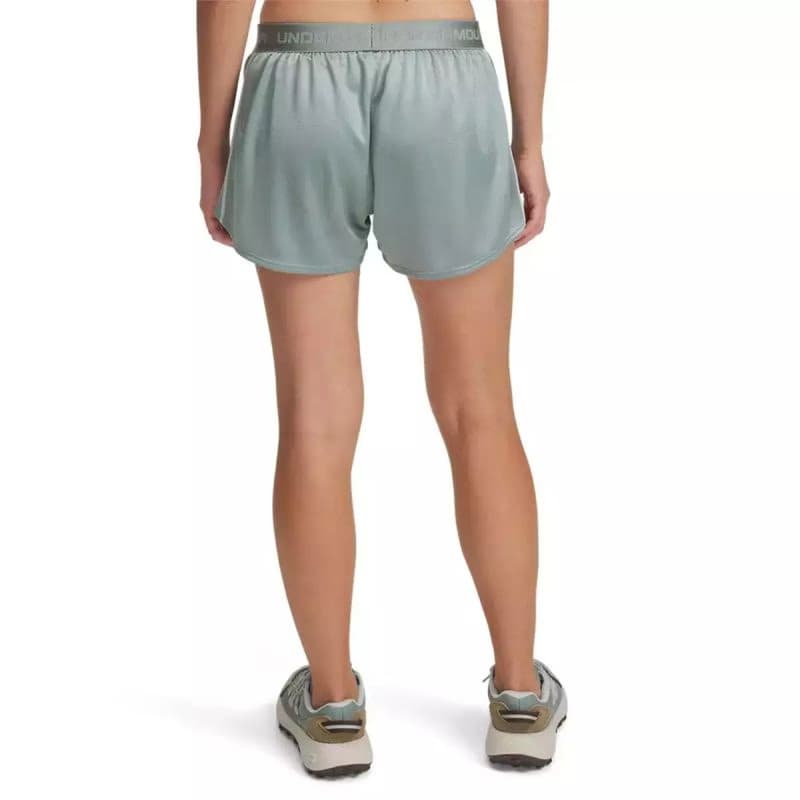 Dámske tréningové kraťasy UNDER ARMOUR Tech Play Up Shine Shorts-GRN 2