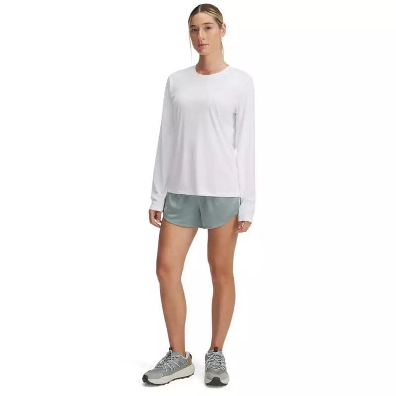 Dámske tréningové kraťasy UNDER ARMOUR Tech Play Up Shine Shorts-GRN 3