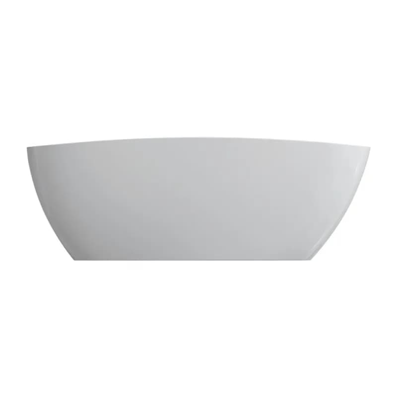 OMNIRES - BARCELONA M+ Voľne stojaca vaňa, 156 x 71 cm, biela lesk BARCELONA156BP 5