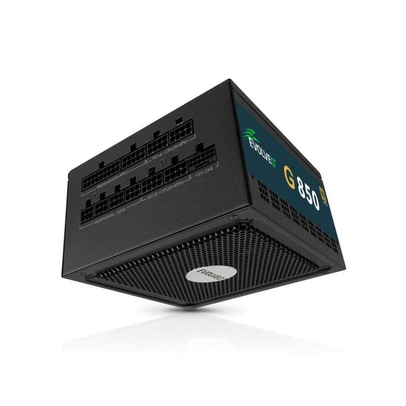 EVOLVEO G850 zdroj 850W, 80+ GOLD, ATX 3.1, aPFC, 140 mm ventilátor 6