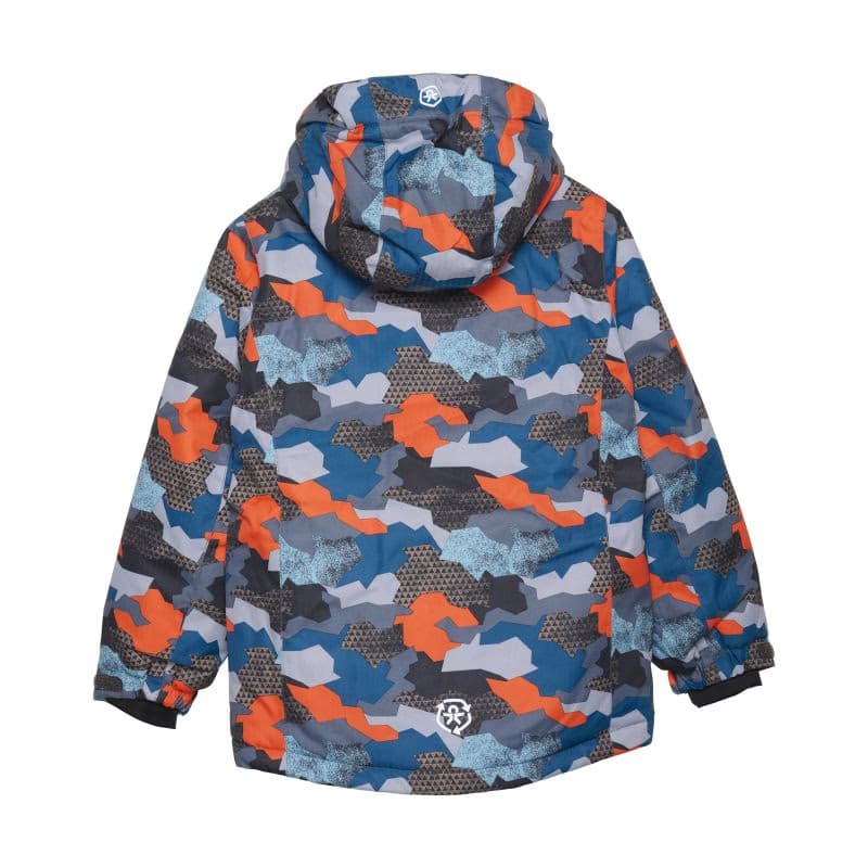 Chlapčenská lyžiarska bunda COLOR KIDS Ski Jacket - AOP, turbulence 741119.1922 2
