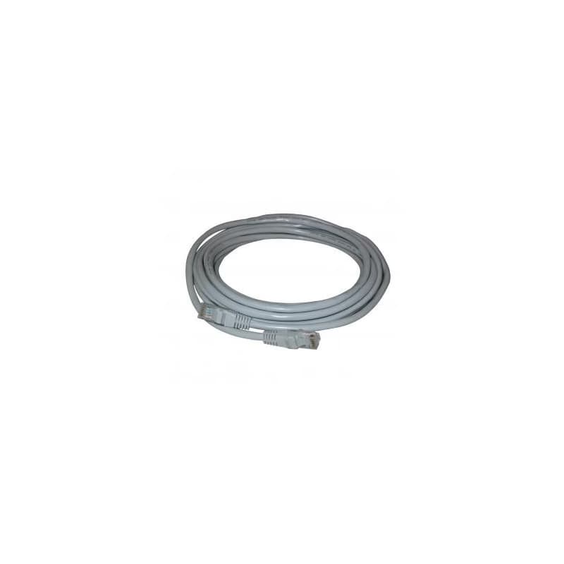 Síťový LAN kábel FTP patchcord, Cat.5e, RJ45 samec - RJ45 samec, 3 m, tienený, sivý, economy 3
