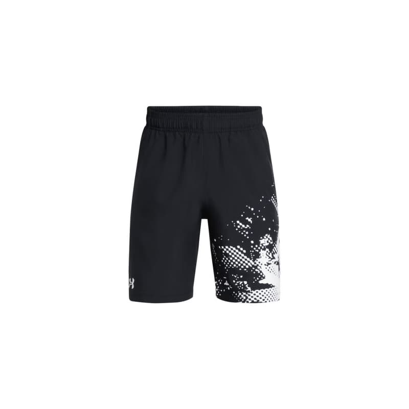 Chlapčenské tréningové kraťasy UNDER ARMOUR UA Tech Woven Graphic Short-BLK