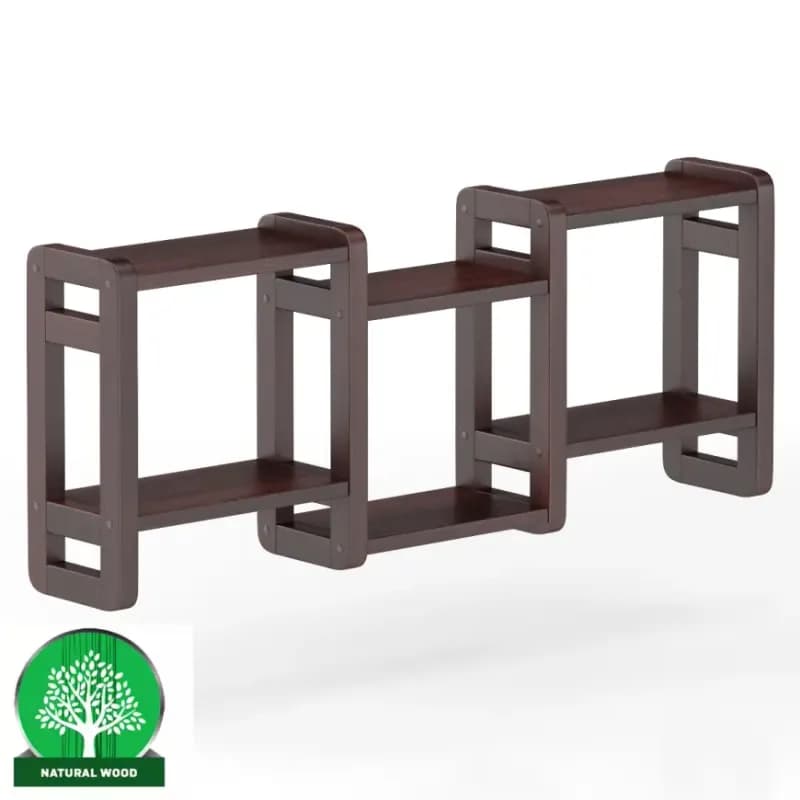 Polička borovica PK103-120x44x19 orech 1