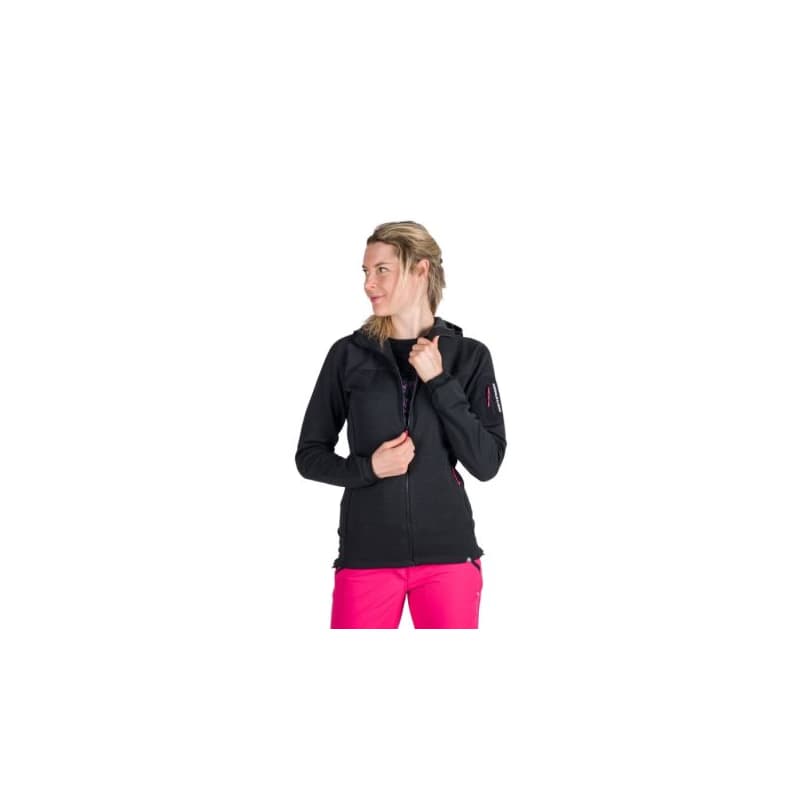 Dámska turistická mikina so zipsom NORTHFINDER MARCELLA-411greyblack