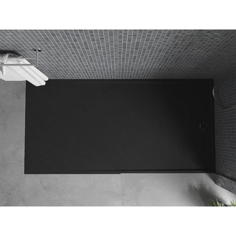 MEXEN - Amon obdĺžniková sprchová vanička SMC 170 x 80, čierna 4F708017 4