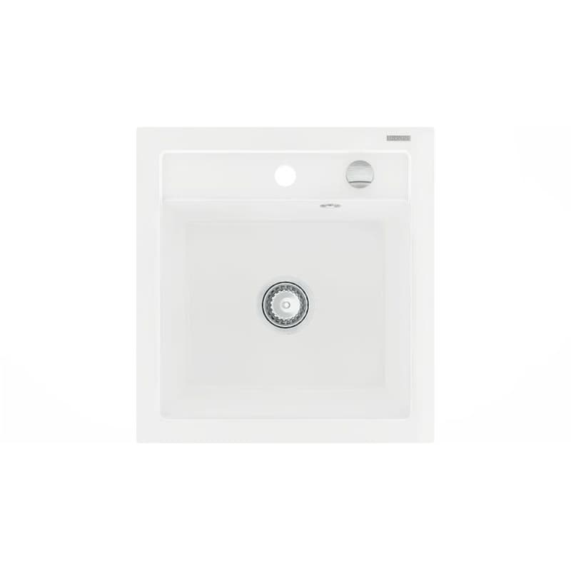 MEXEN MEXEN - Vito granitový drez 1 520x490 mm, biela 6503521000-20